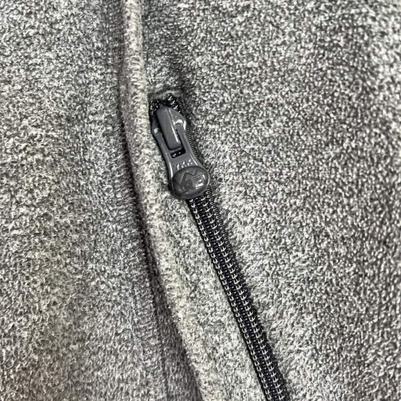 REI fleece zip up hoodie gray jacket M - Picture 6 of 7